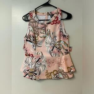 New York and Company 7th Avenue Design Studio fully lined sleeveless blouse